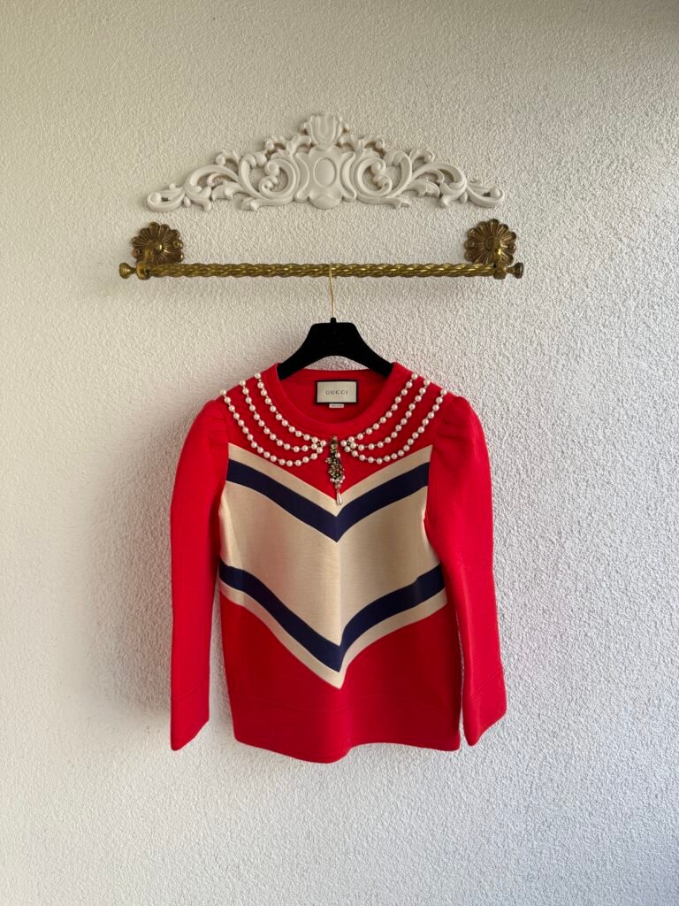 Gucci Necklace Embellished Sweatshirt