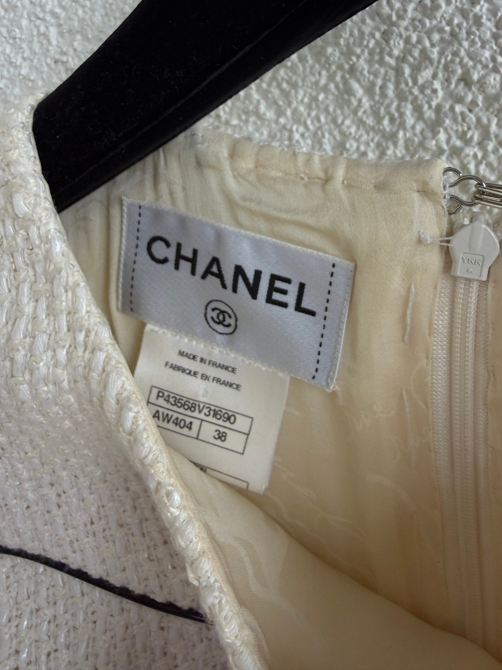 Chanel Ecru Mini Dress - Görsel 10