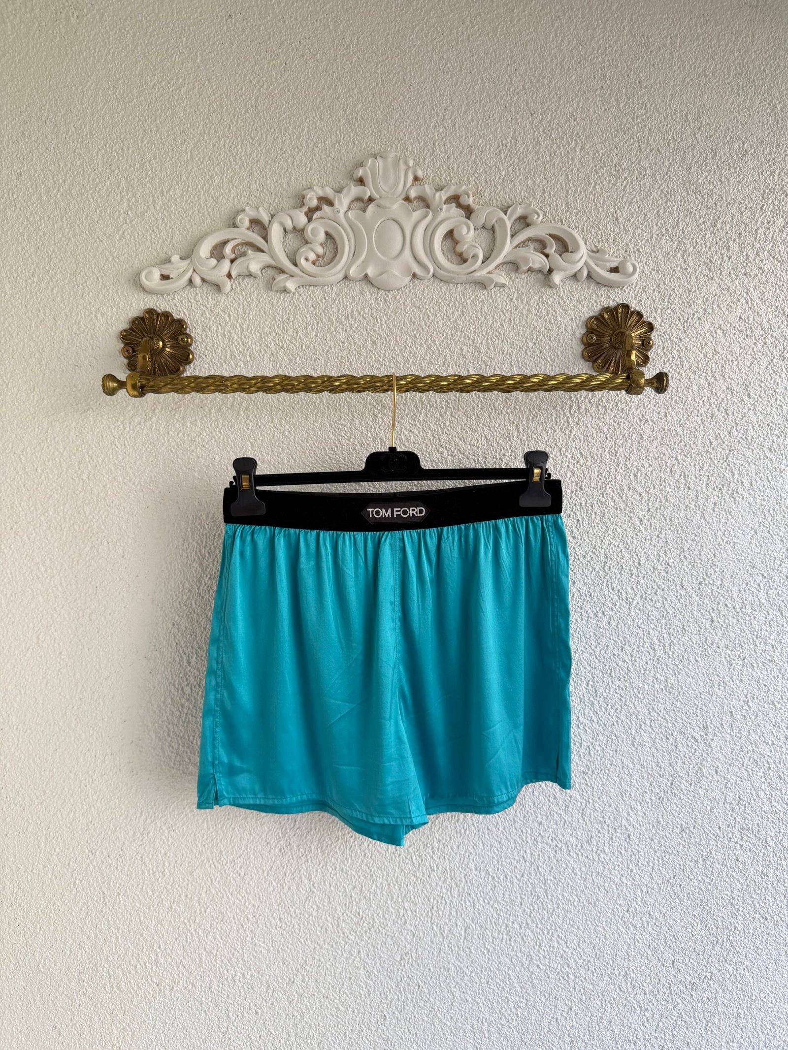 Tom Ford Logo Silk Bermuda