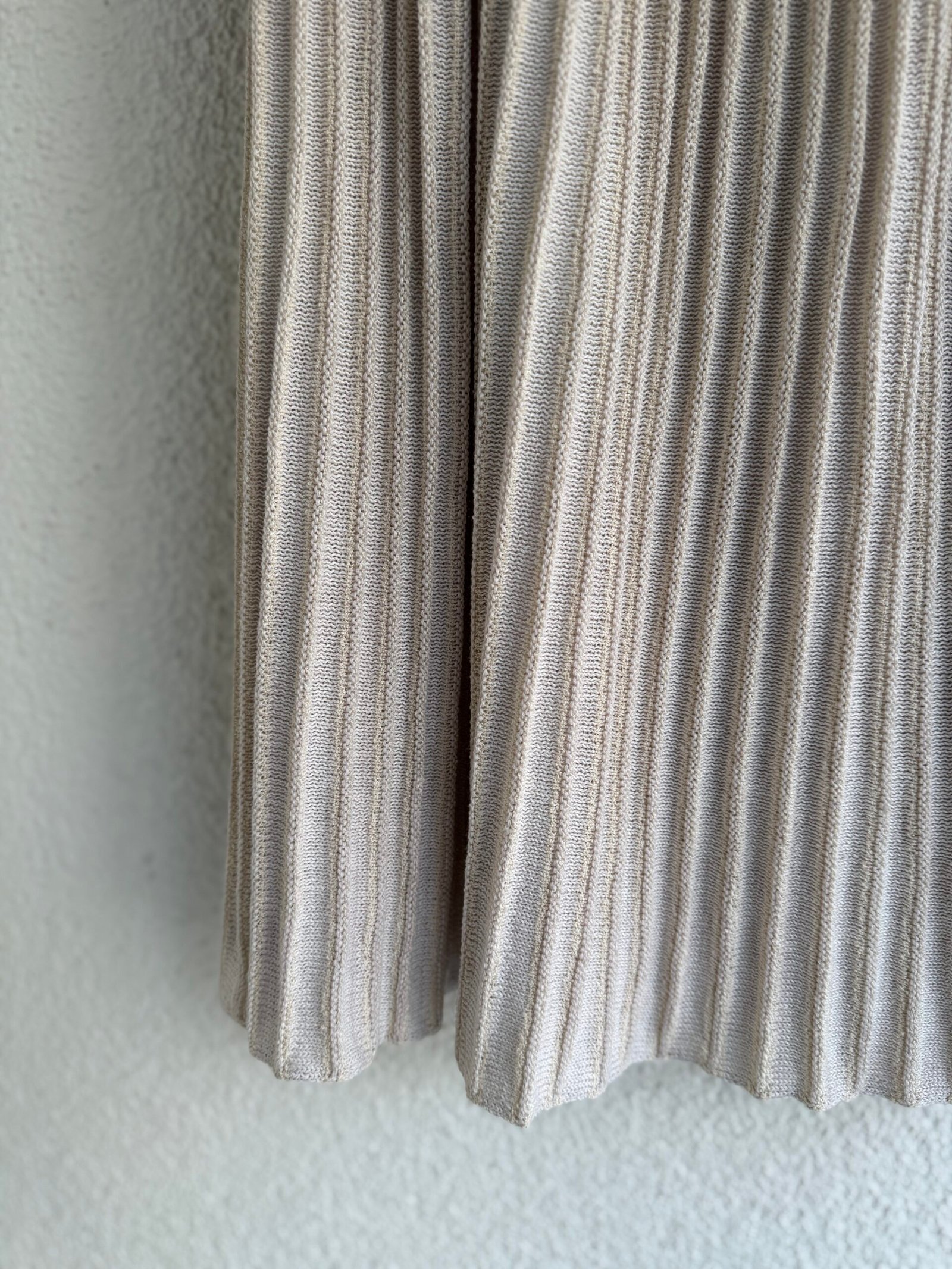 Hermes Plise Linen Skirt - Image 9