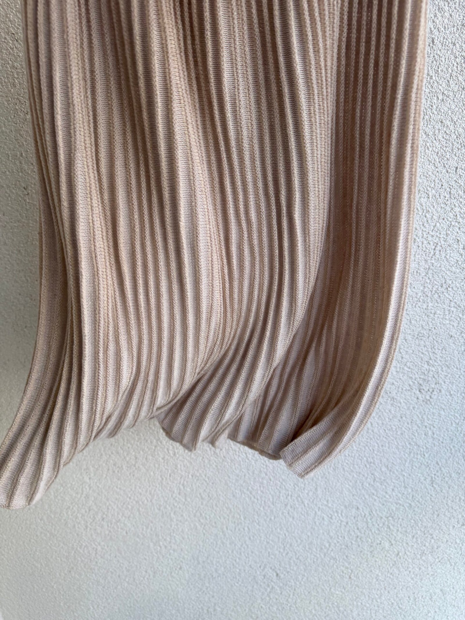 Hermes Plise Linen Skirt - Image 4