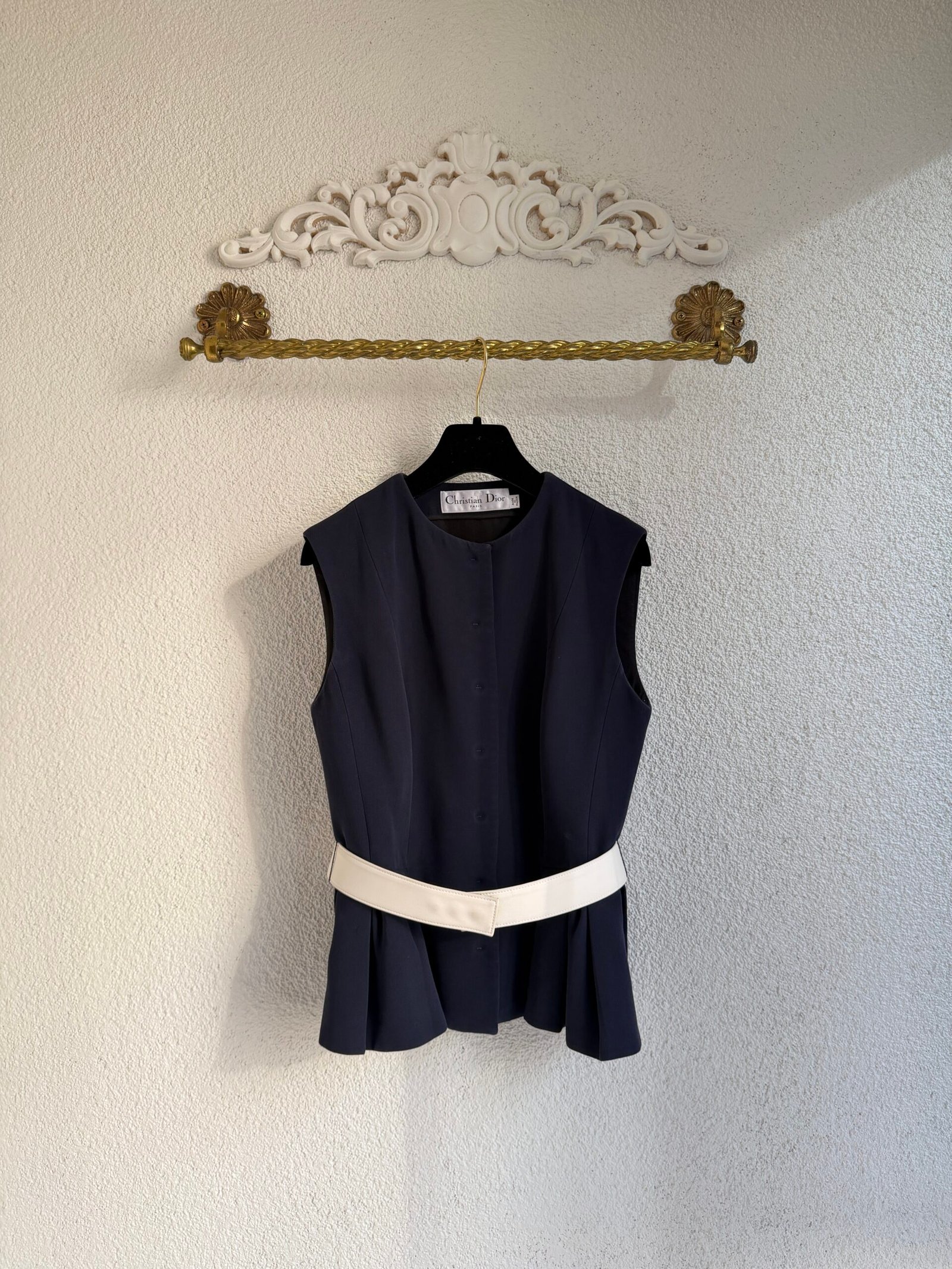 Christian Dior Belted Blouse