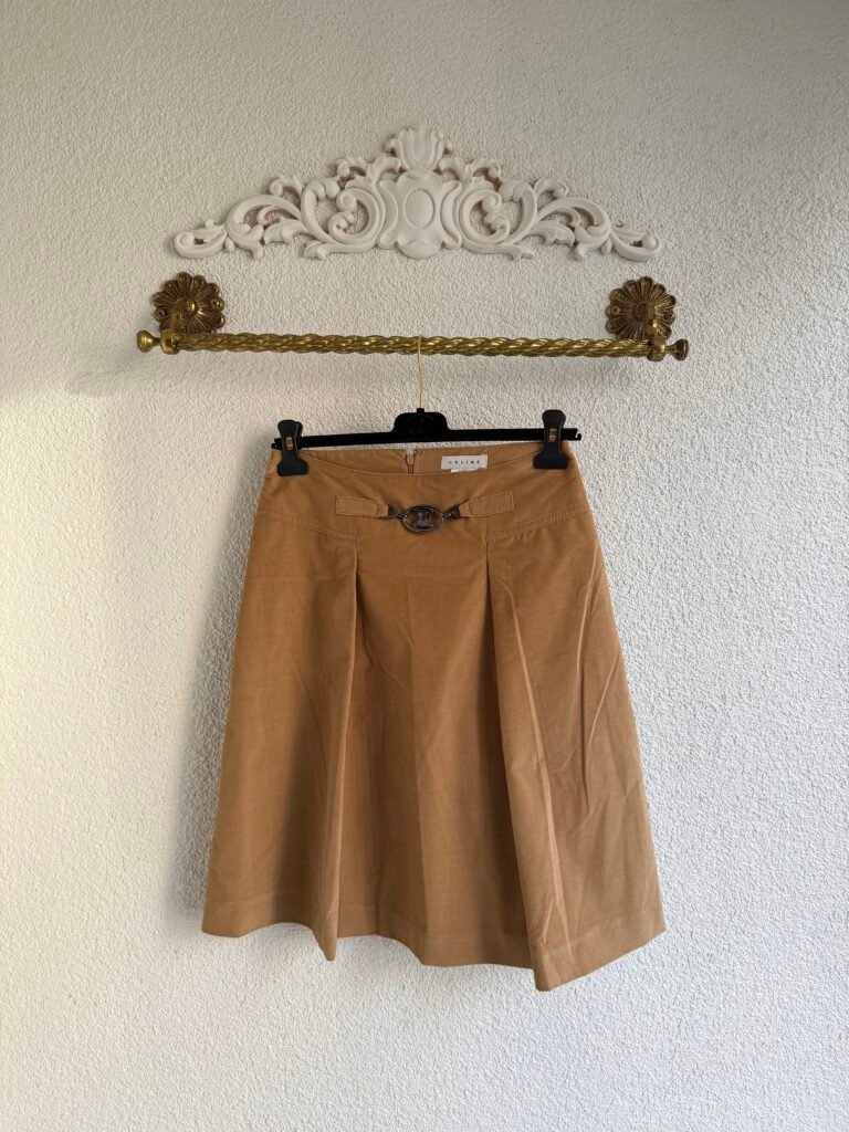 Celine Velvet Mini Skirt