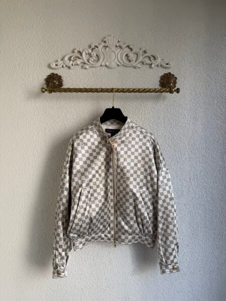 Louis Vuitton Damier Print Shiny Jacket