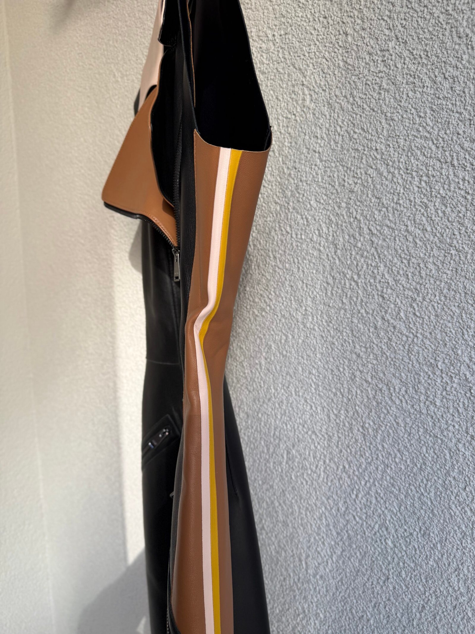 Fendi Leather Zip Midi Dress - Image 8