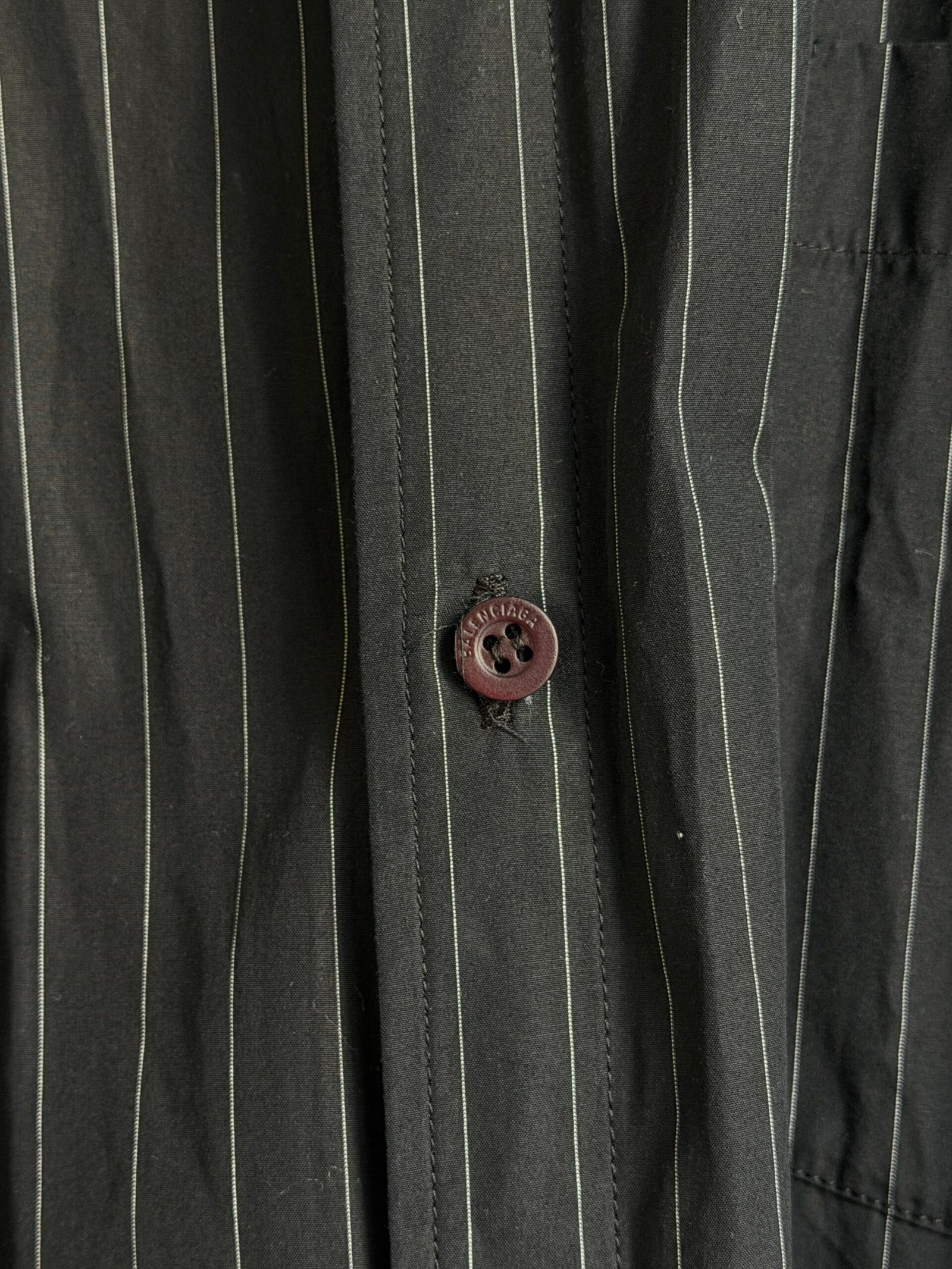 Balenciaga Striped Oversized Dress - Görsel 7