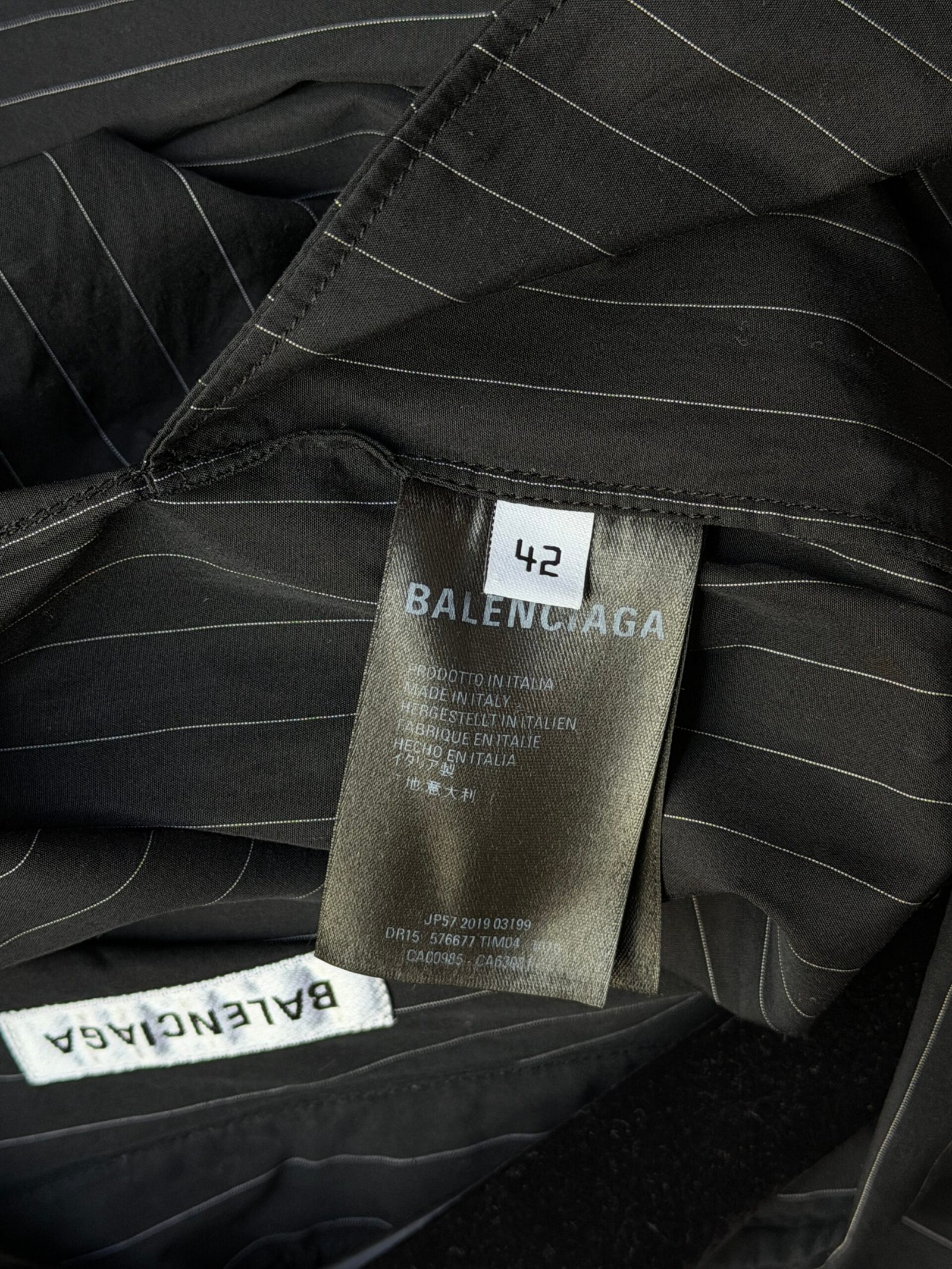 Balenciaga Striped Oversized Dress - Görsel 10