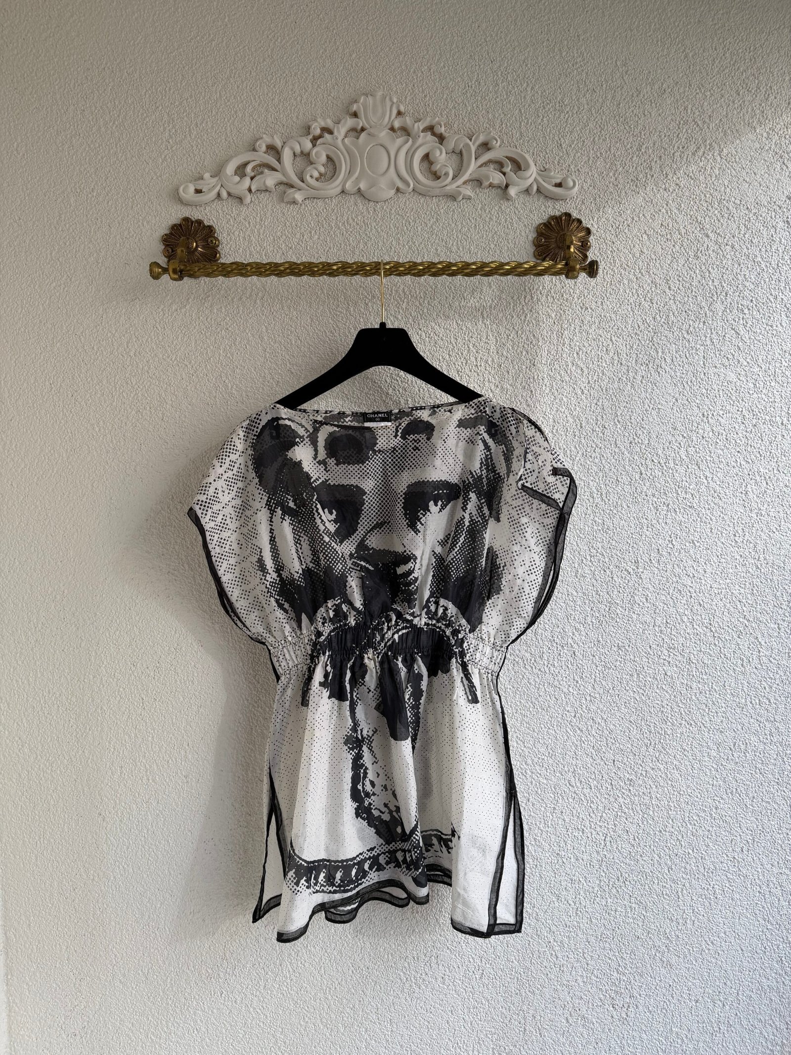 Chanel Print Detail Mini Pareo