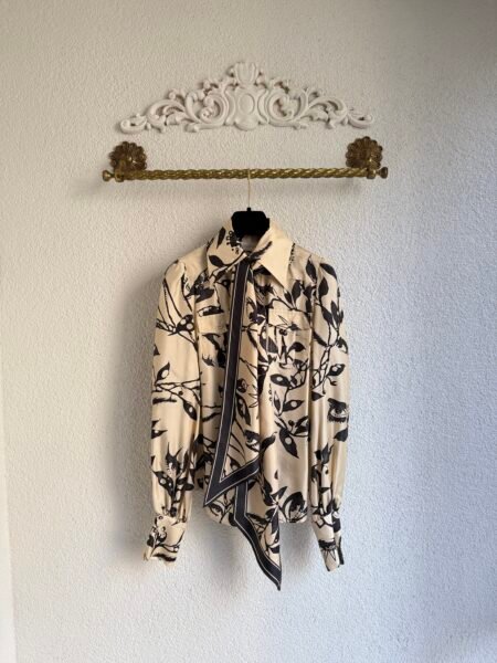 Zimmermann Floral Print Silk Shirt