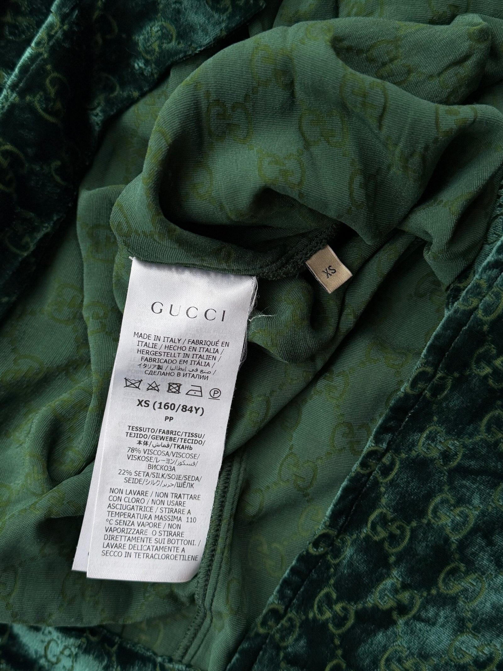 Gucci GG Logo Velvet Two-Piece Set - Image 9