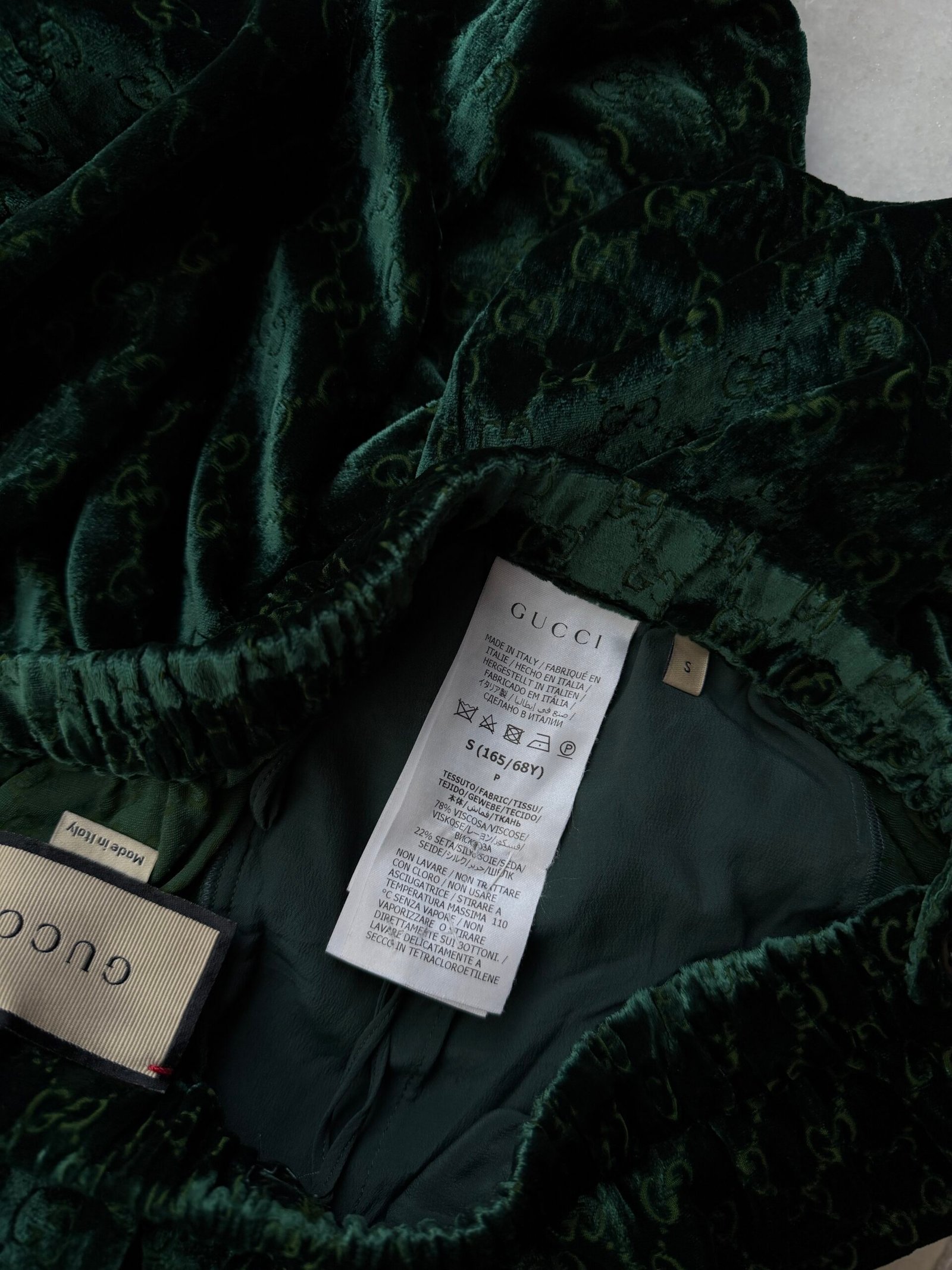 Gucci GG Logo Velvet Two-Piece Set - Image 14