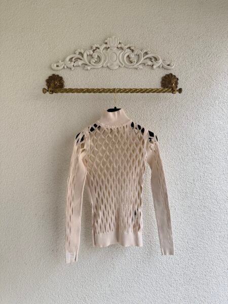 Fendi Transparent Knit Blouse