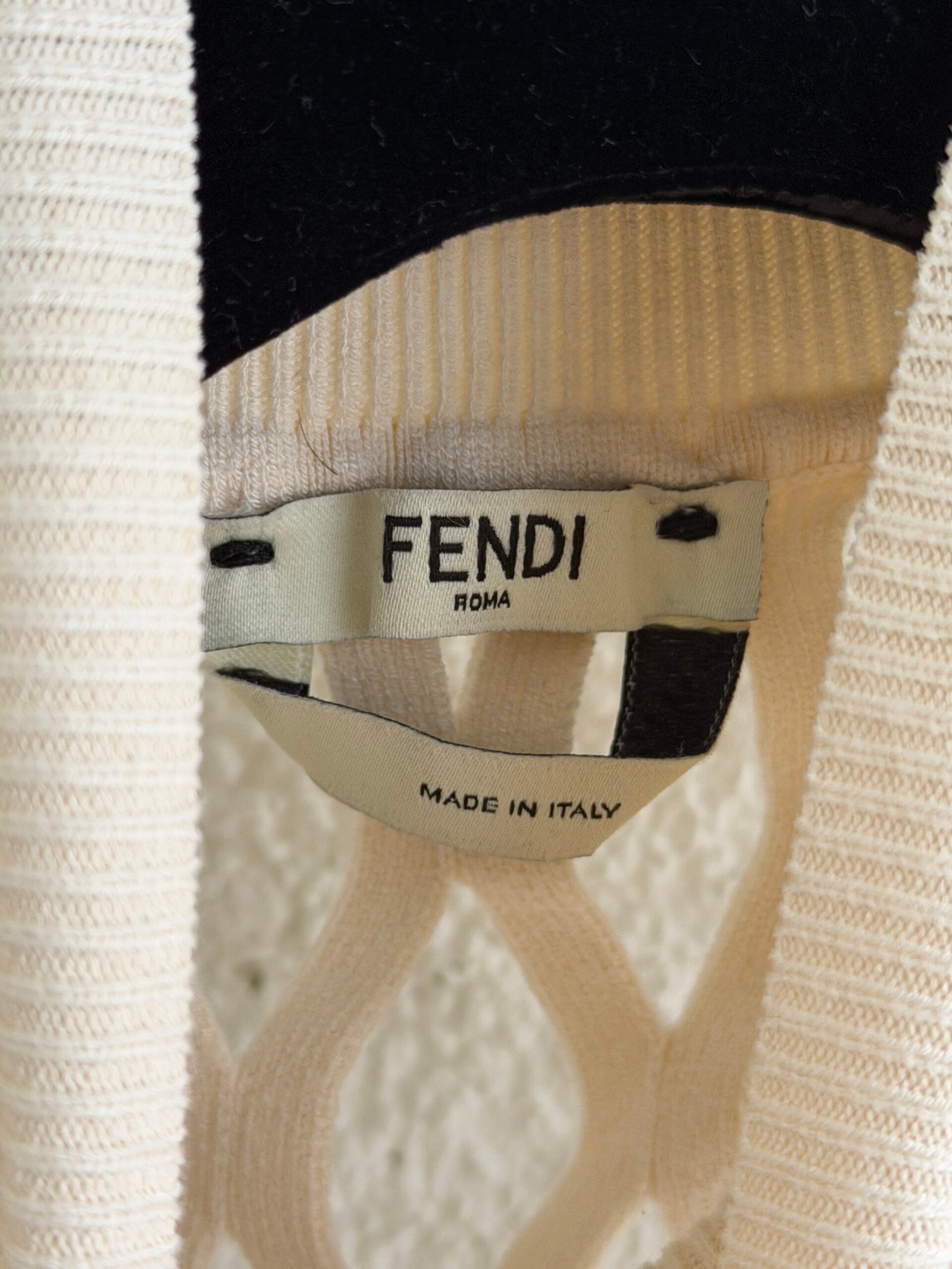 Fendi Transparent Knit Blouse - Görsel 7