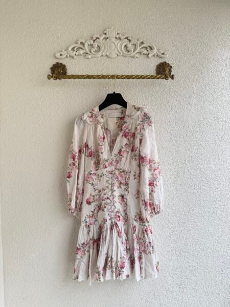 Zimmermann Floral Print Mini Dress