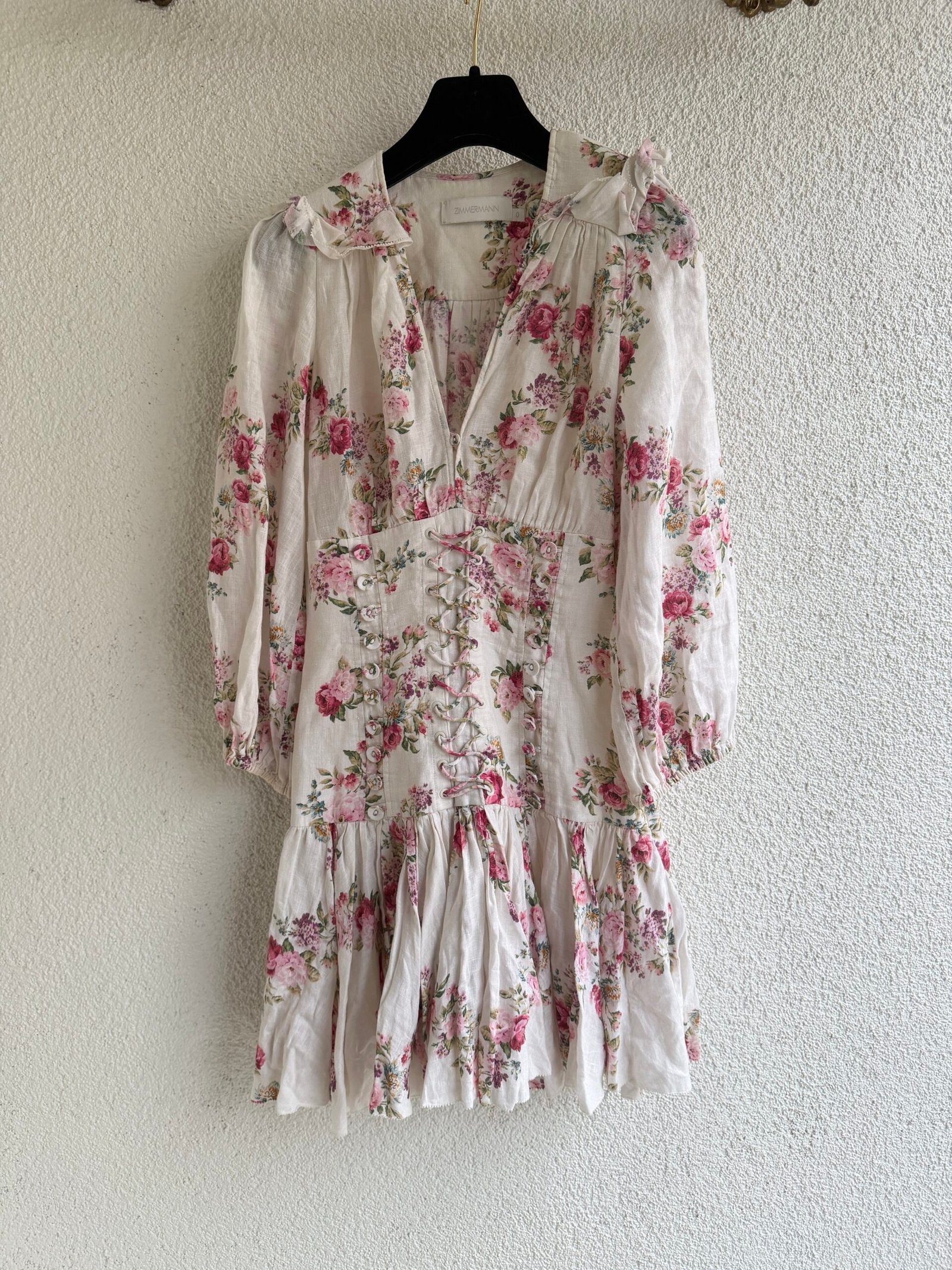 Zimmermann Floral Print Mini Dress - Görsel 2