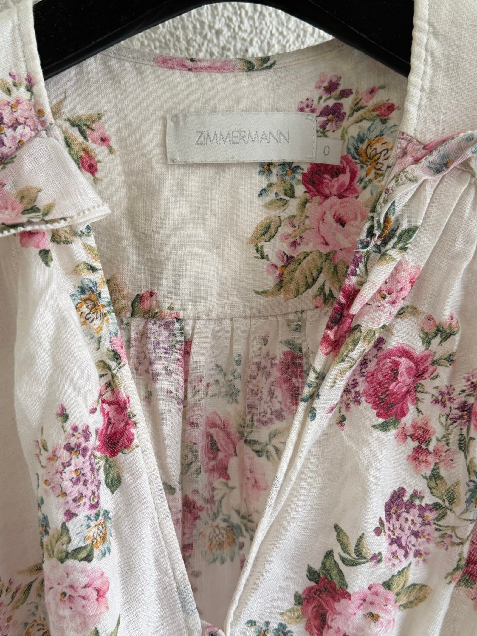 Zimmermann Floral Print Mini Dress - Görsel 5