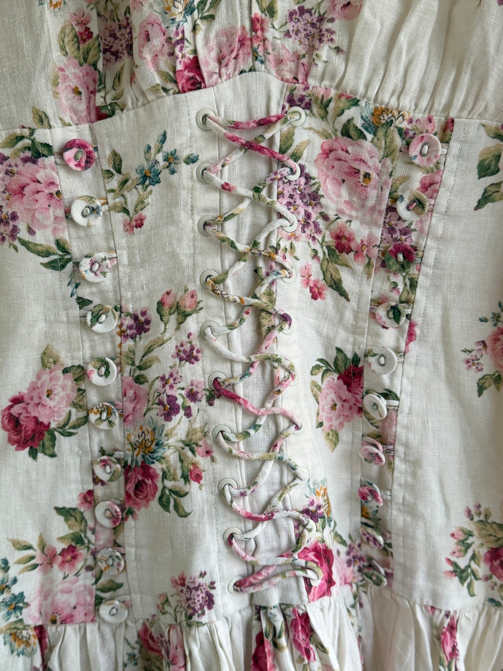 Zimmermann Floral Print Mini Dress - Görsel 6