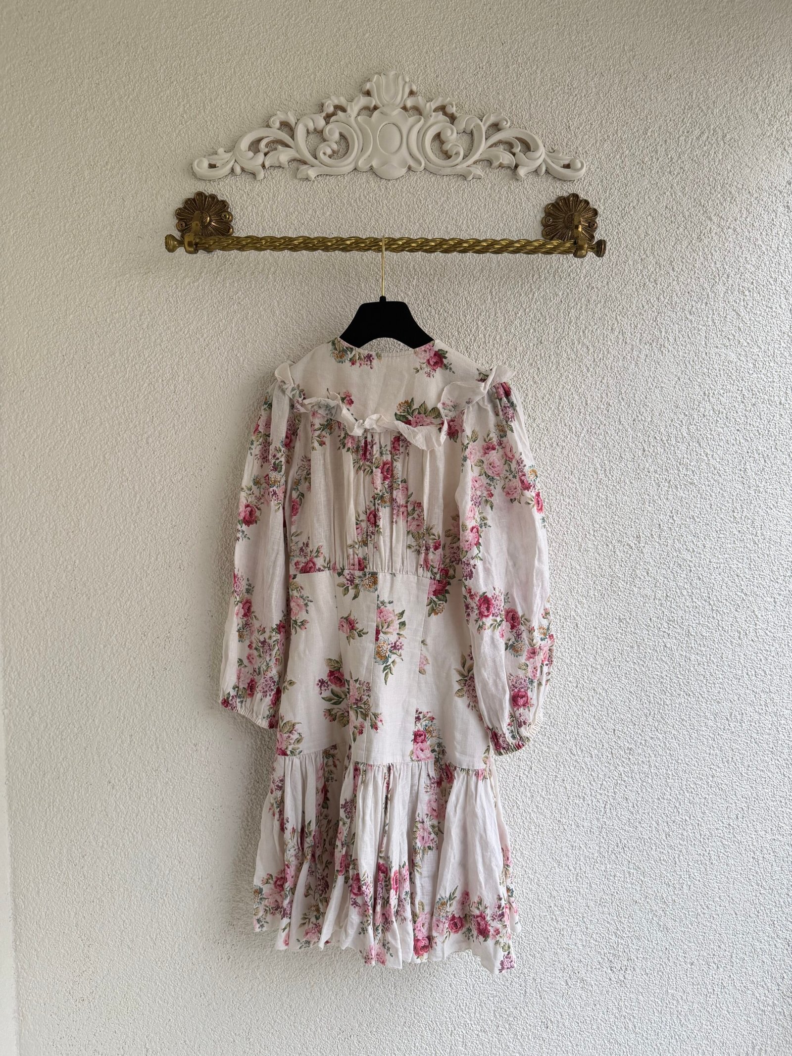 Zimmermann Floral Print Mini Dress - Görsel 7