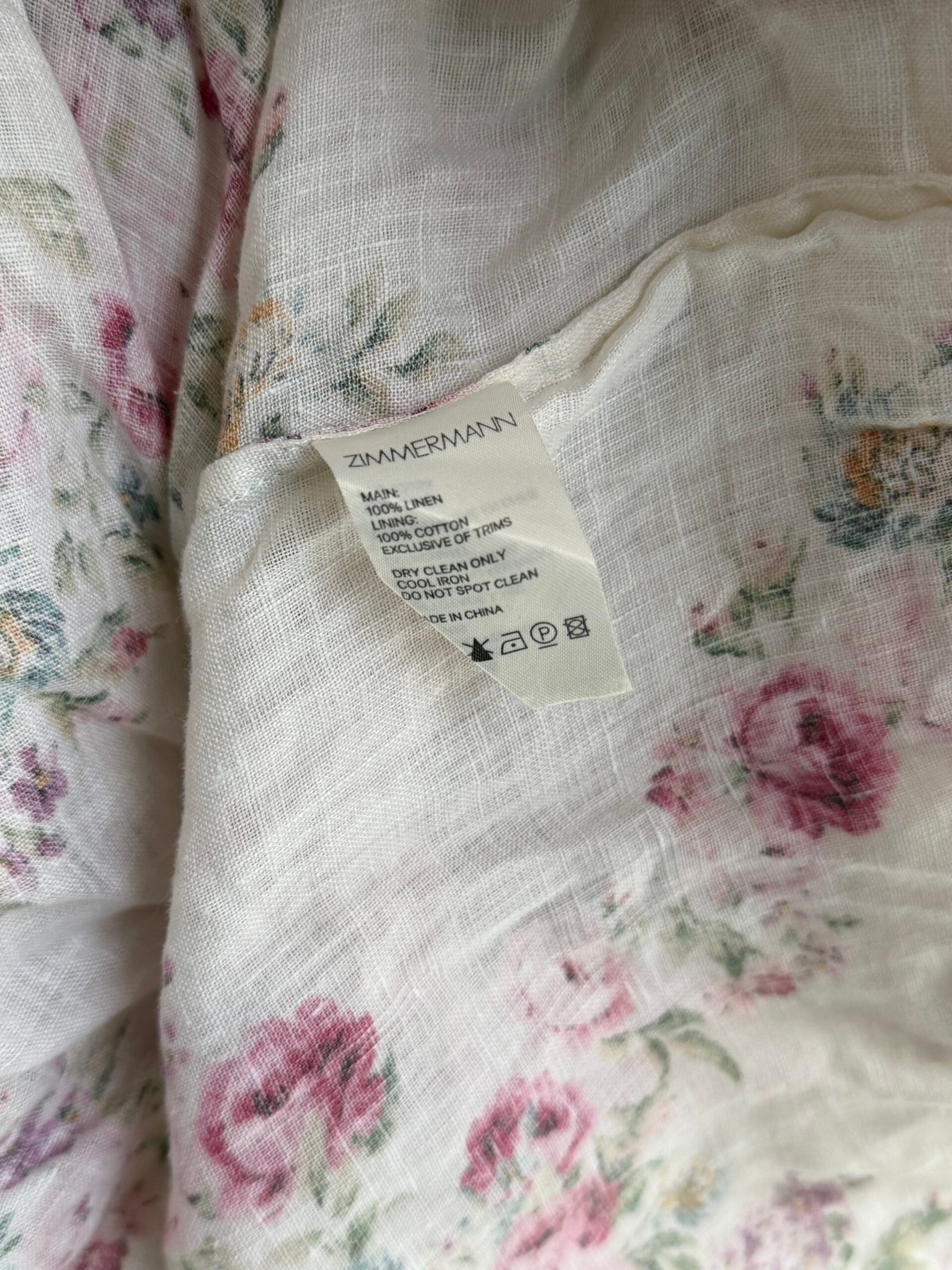 Zimmermann Floral Print Mini Dress - Görsel 10