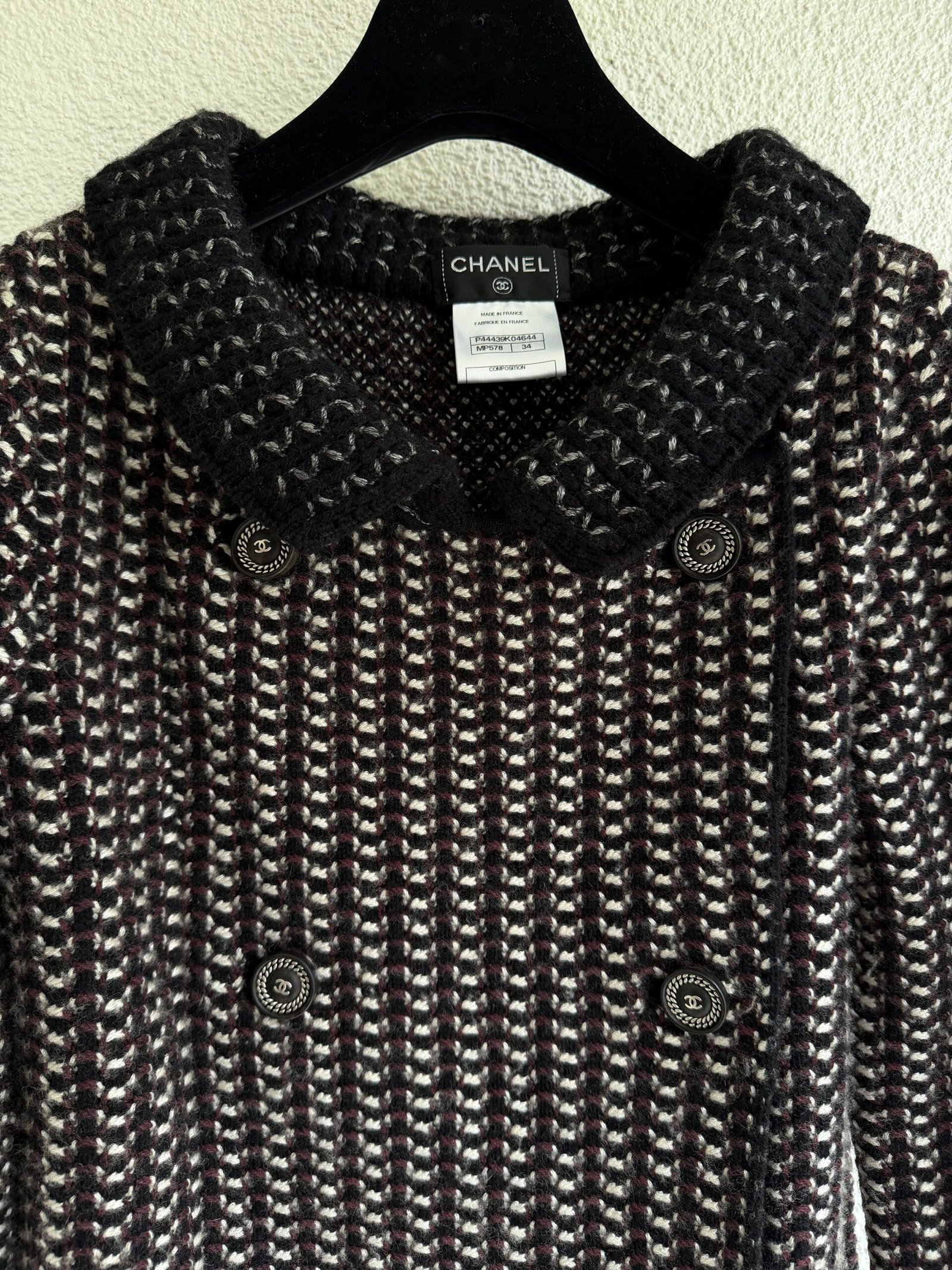 Chanel CC Button Cashmere Cardigan - Görsel 6