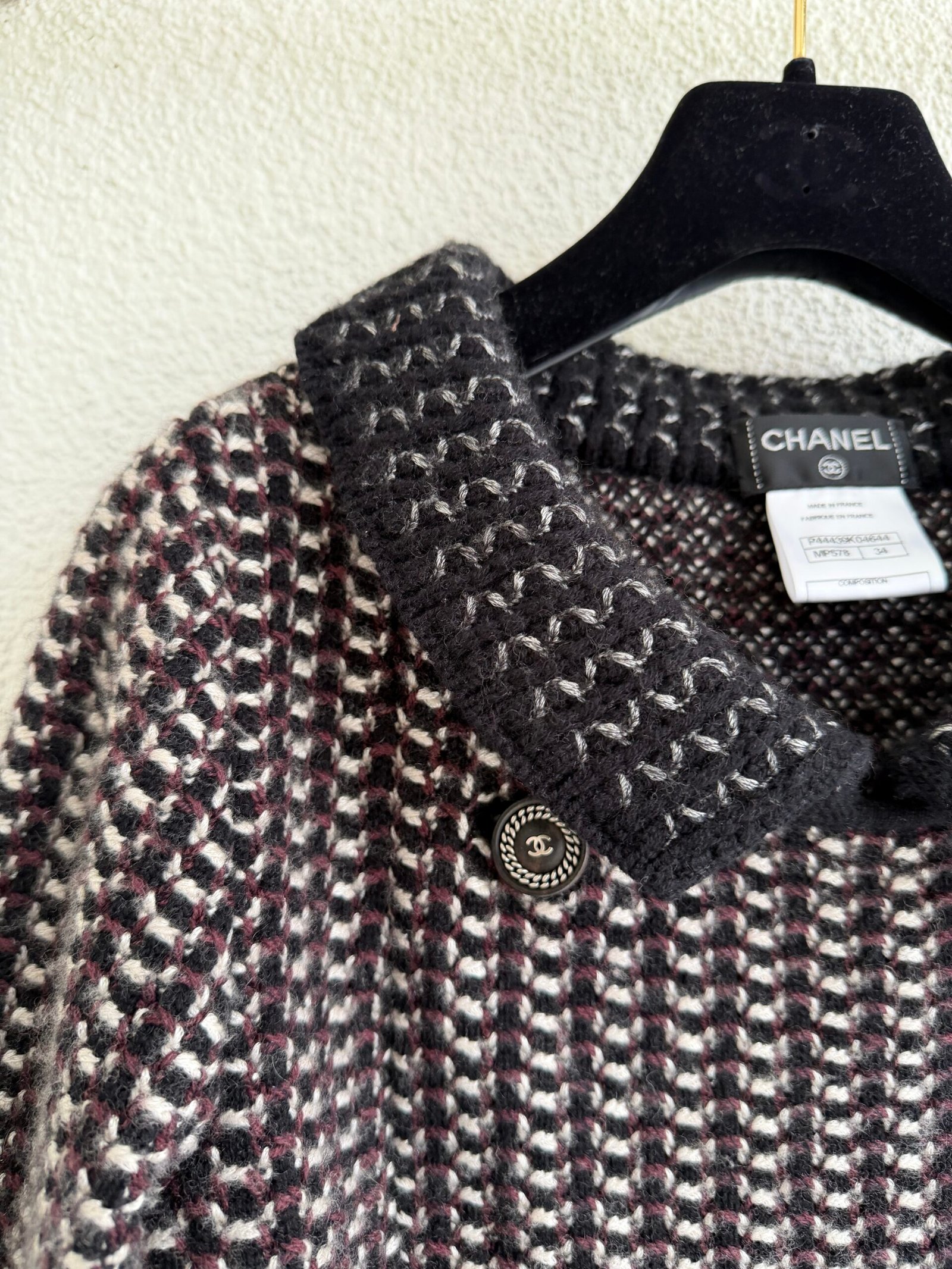 Chanel CC Button Cashmere Cardigan - Görsel 9