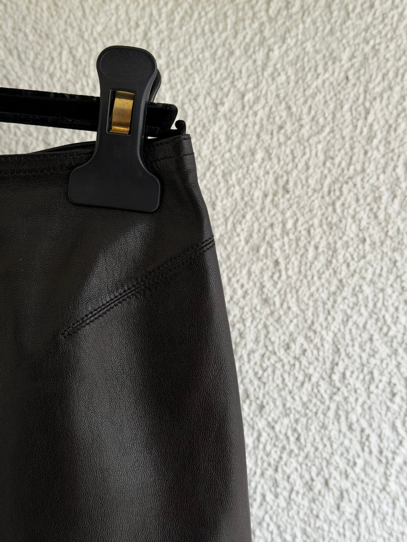 Alaia Fringed Mini Leather Skirt - Image 5