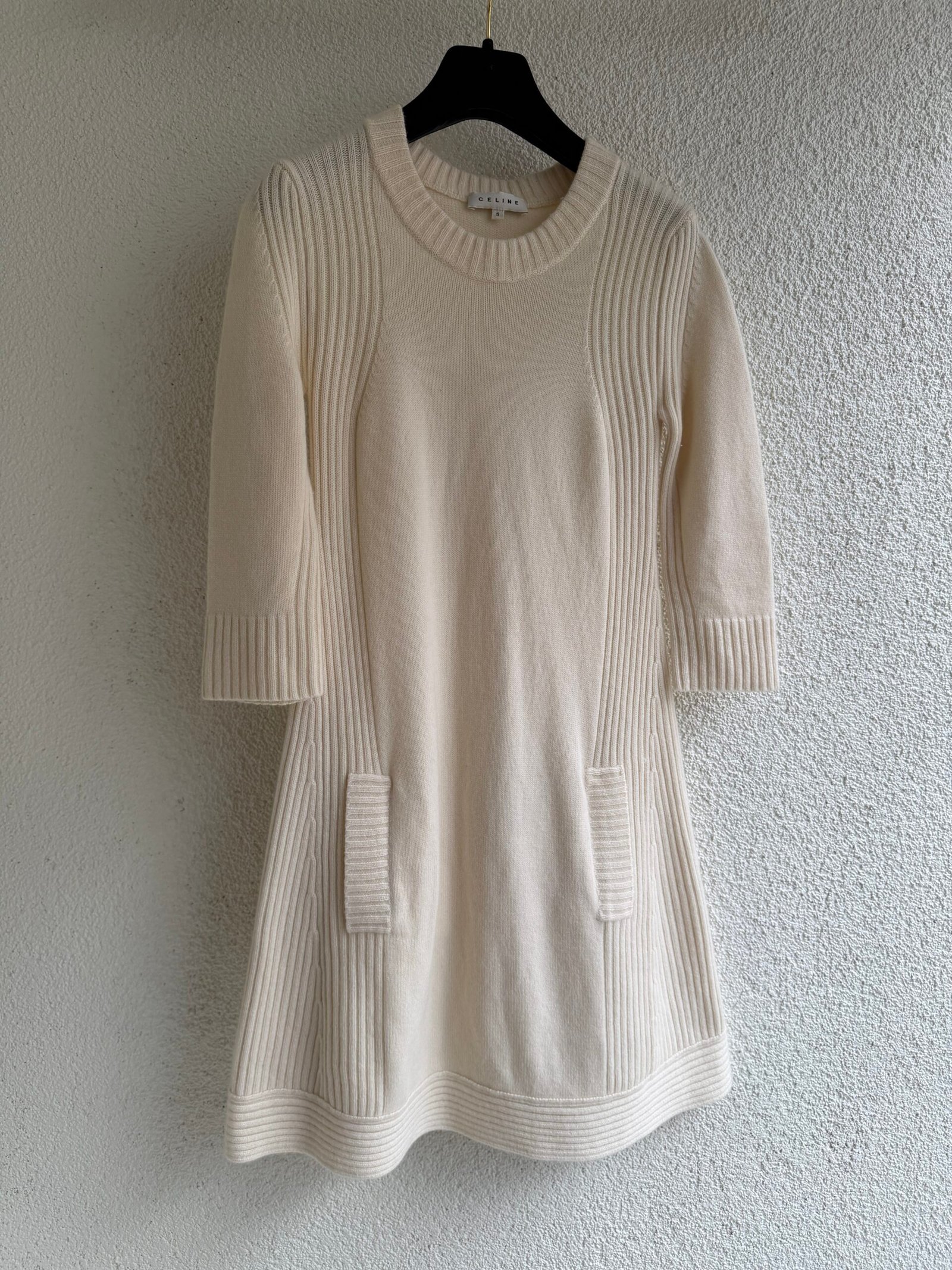 Celine Wool Mini Dress - Image 2