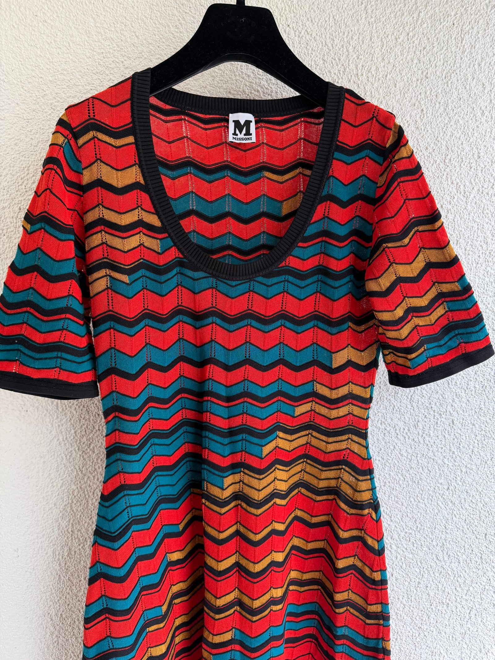 M Missoni Zigzag Print Mini Dress - Image 3