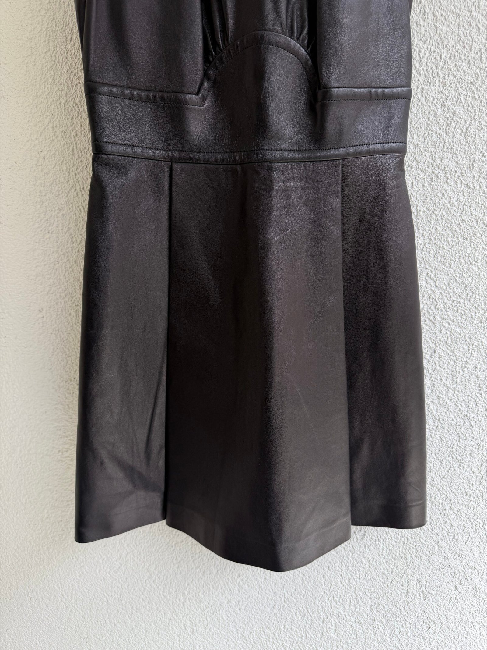 Miu Miu Lambskin Mini Dress - Image 4