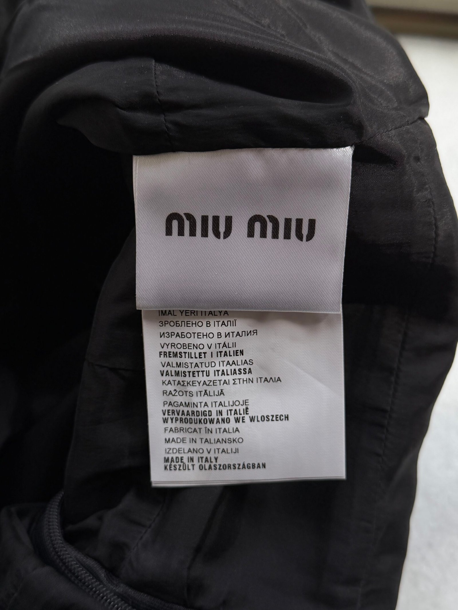 Miu Miu Lambskin Mini Dress - Image 9