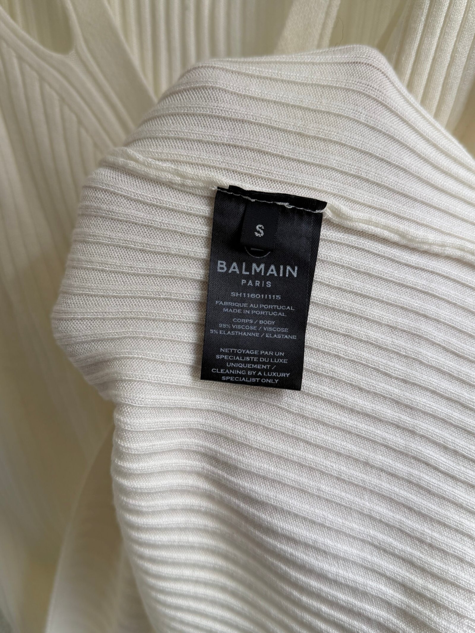 Balmain Gold Button Knit Jumper - Görsel 5