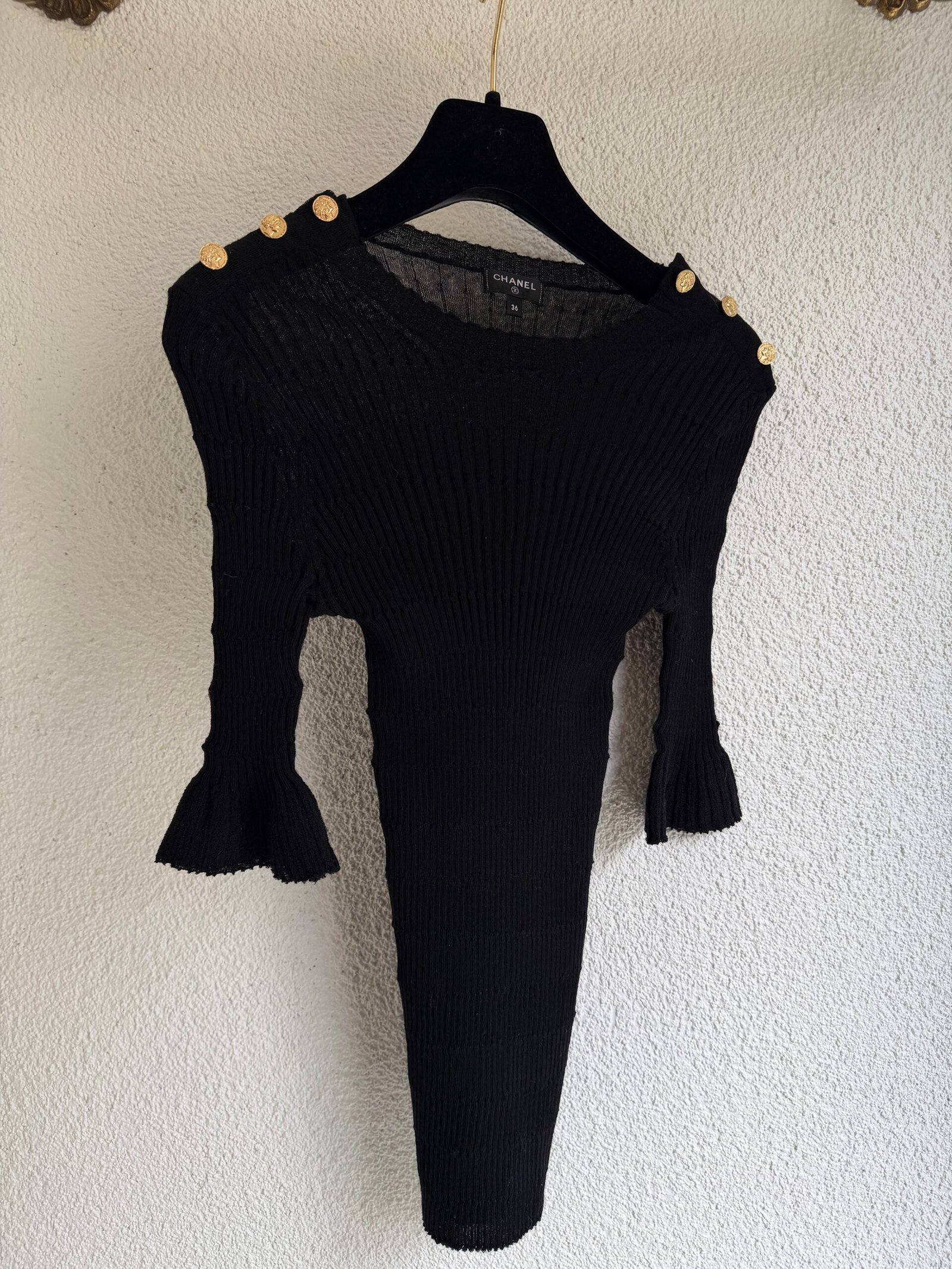 Chanel Sheer Silk Blouse - Image 2