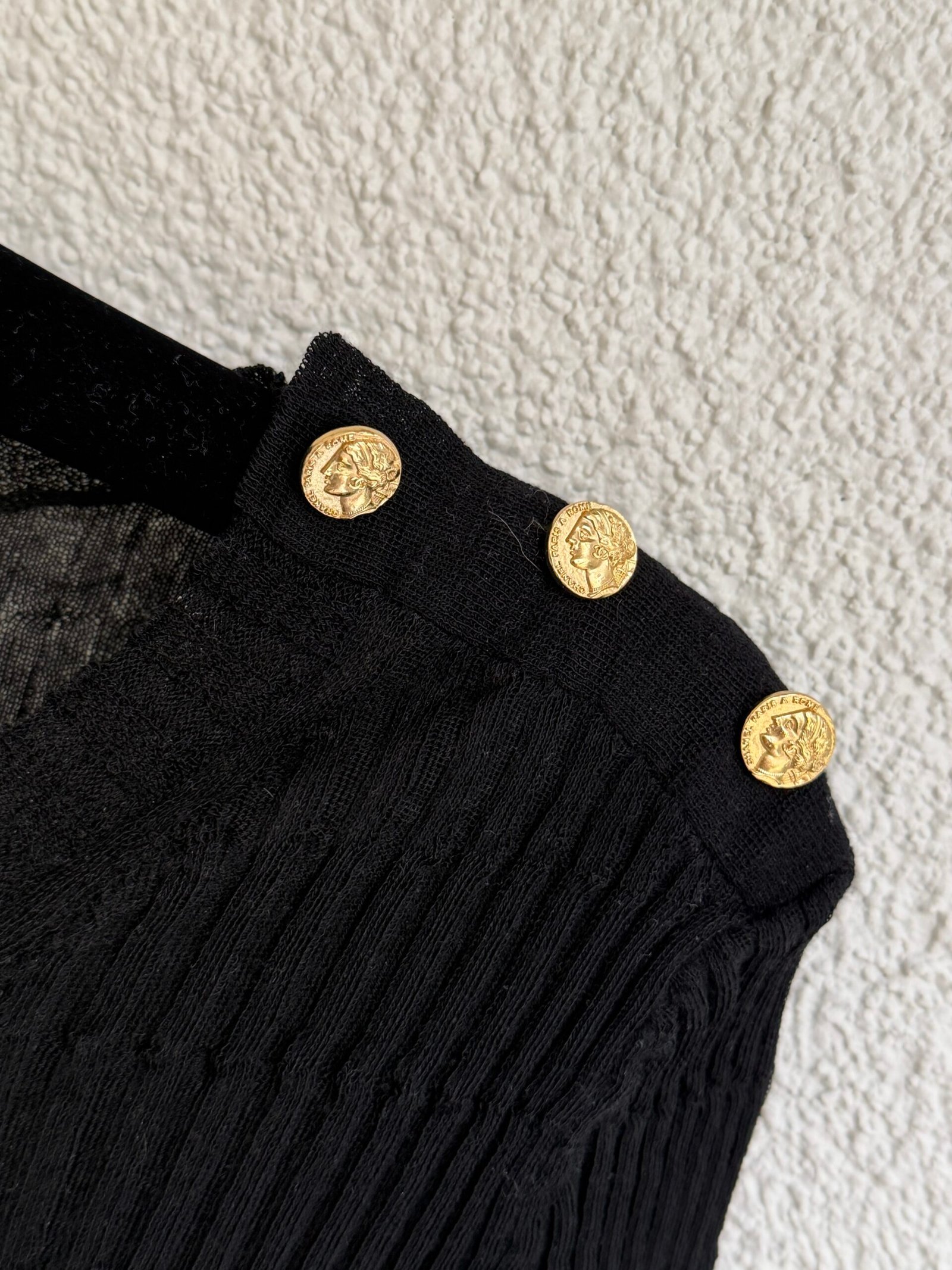 Chanel Sheer Silk Blouse - Image 6