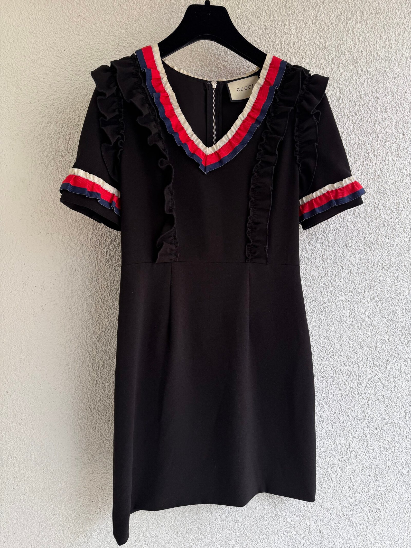 Gucci Ruffle Detail Mini Dress - Image 2