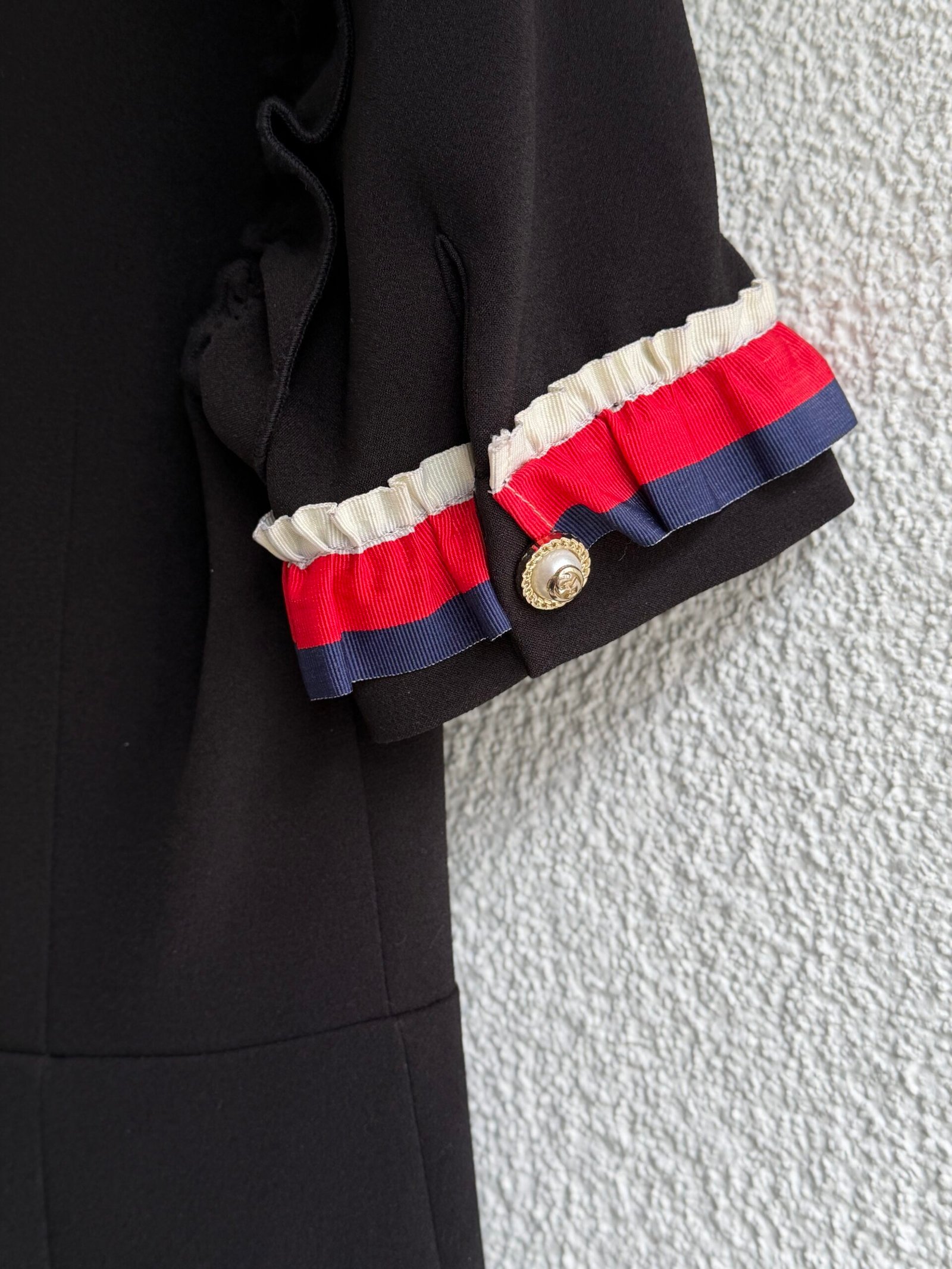 Gucci Ruffle Detail Mini Dress - Image 7