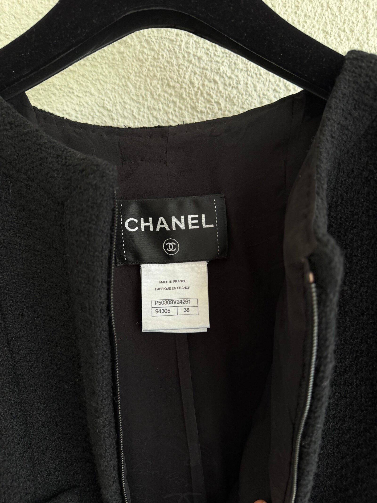 Chanel Zip-Front Short Tweed Jacket - Görsel 5