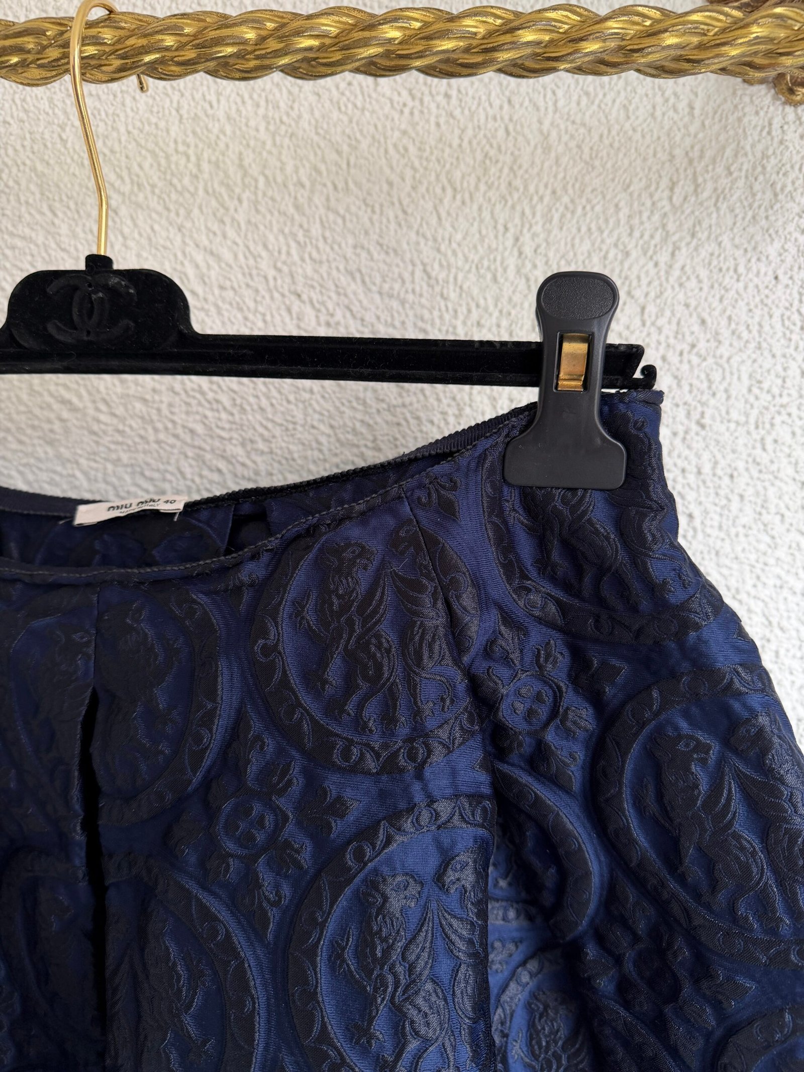 Miu Miu Jacquard Mini Skirt - Image 3