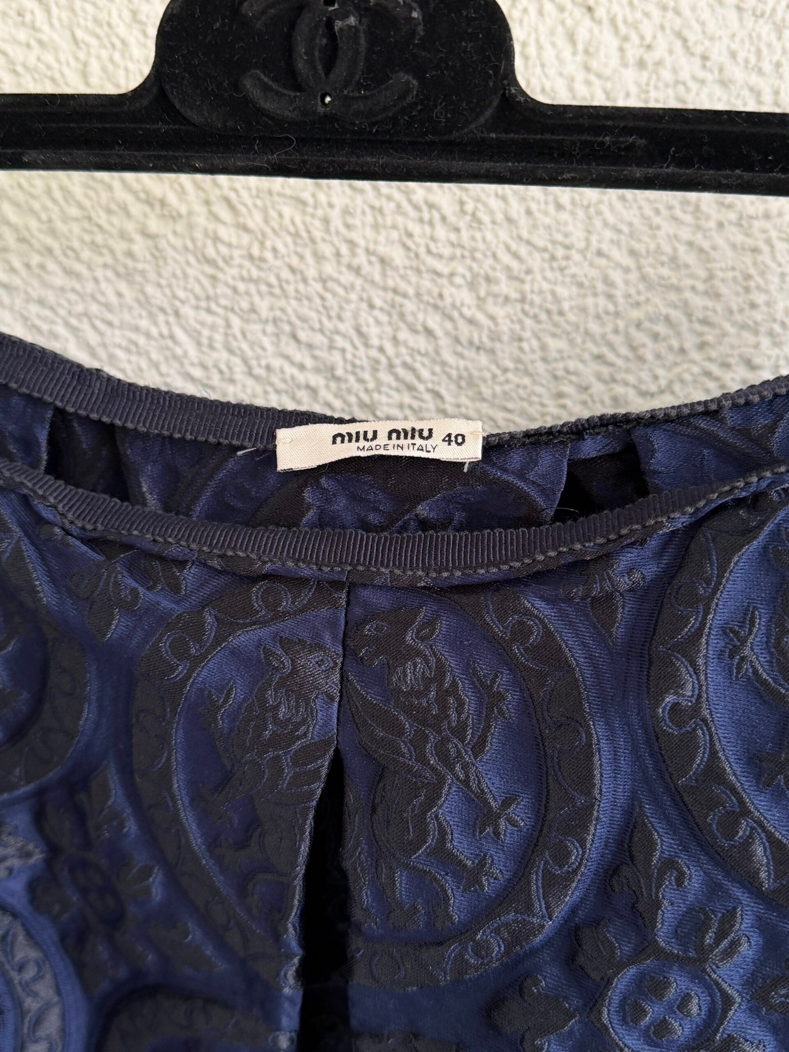 Miu Miu Jacquard Mini Skirt - Image 4