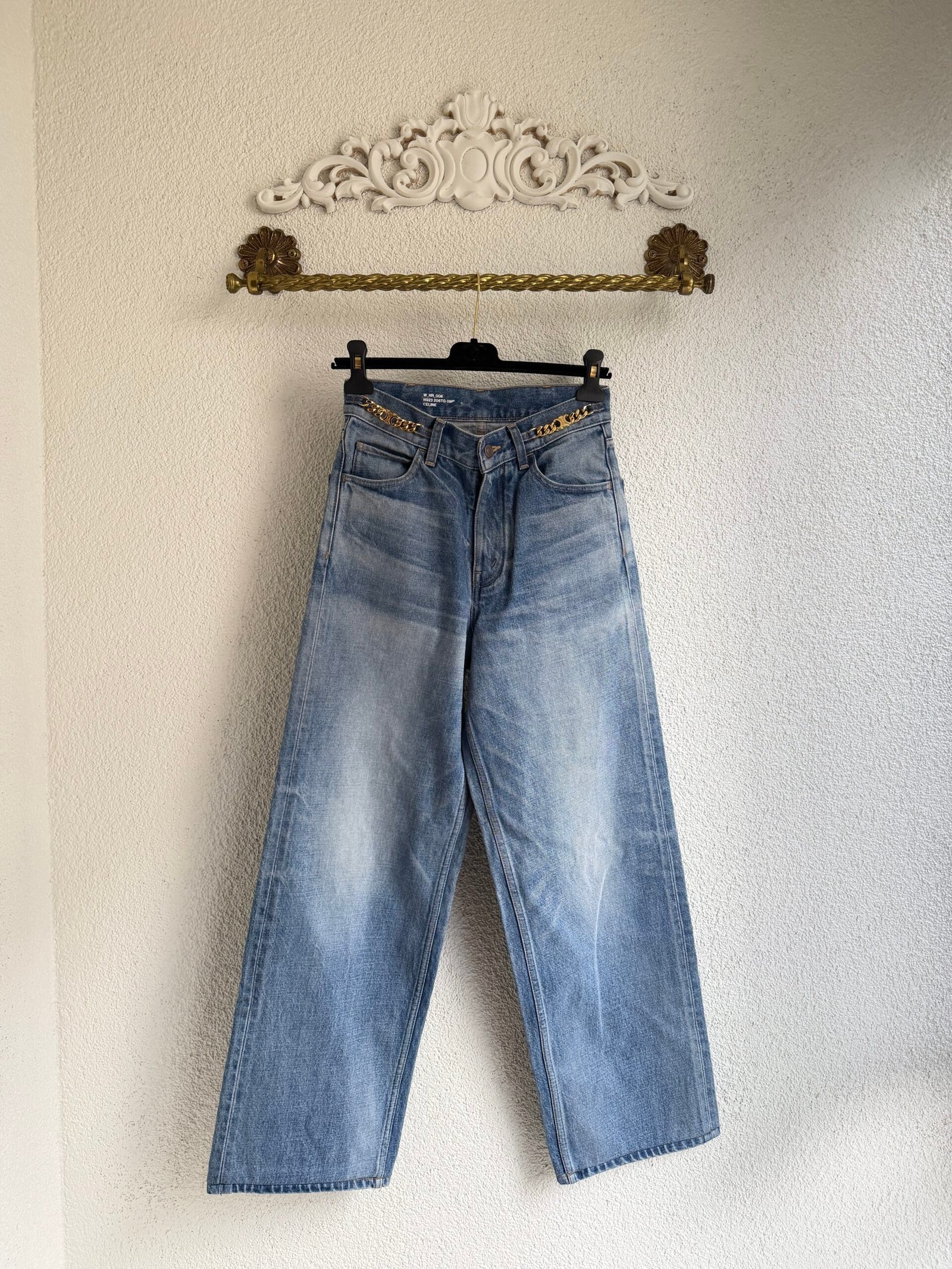 Celine Regular Fit Denim Trousers