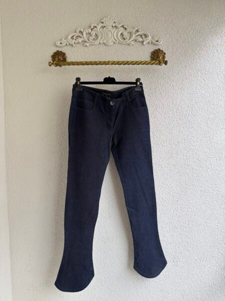 Chanel CC Logo Denim Trousers