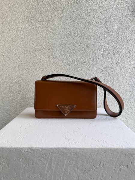 Prada Embleme Leather Crossbody Bag