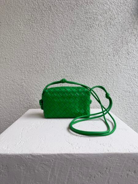 Bottega Veneta Green Loop Crossbody Bag