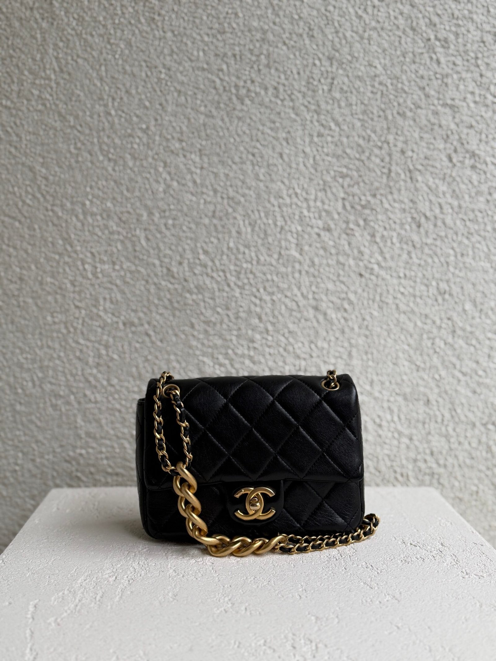 Chanel Mini Square Quilted Flap Bag