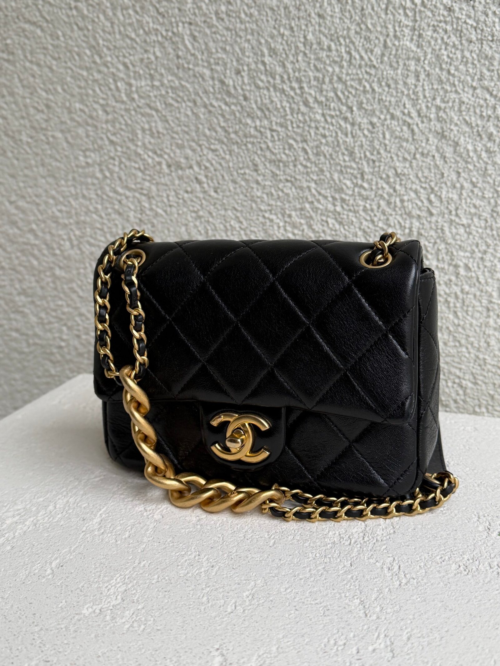 Chanel Mini Square Quilted Flap Bag - Image 2