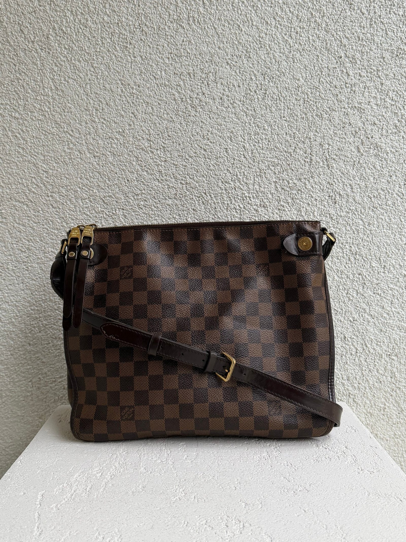 Louis Vuitton Damiere Kanvas Duomo Crossbody Çanta