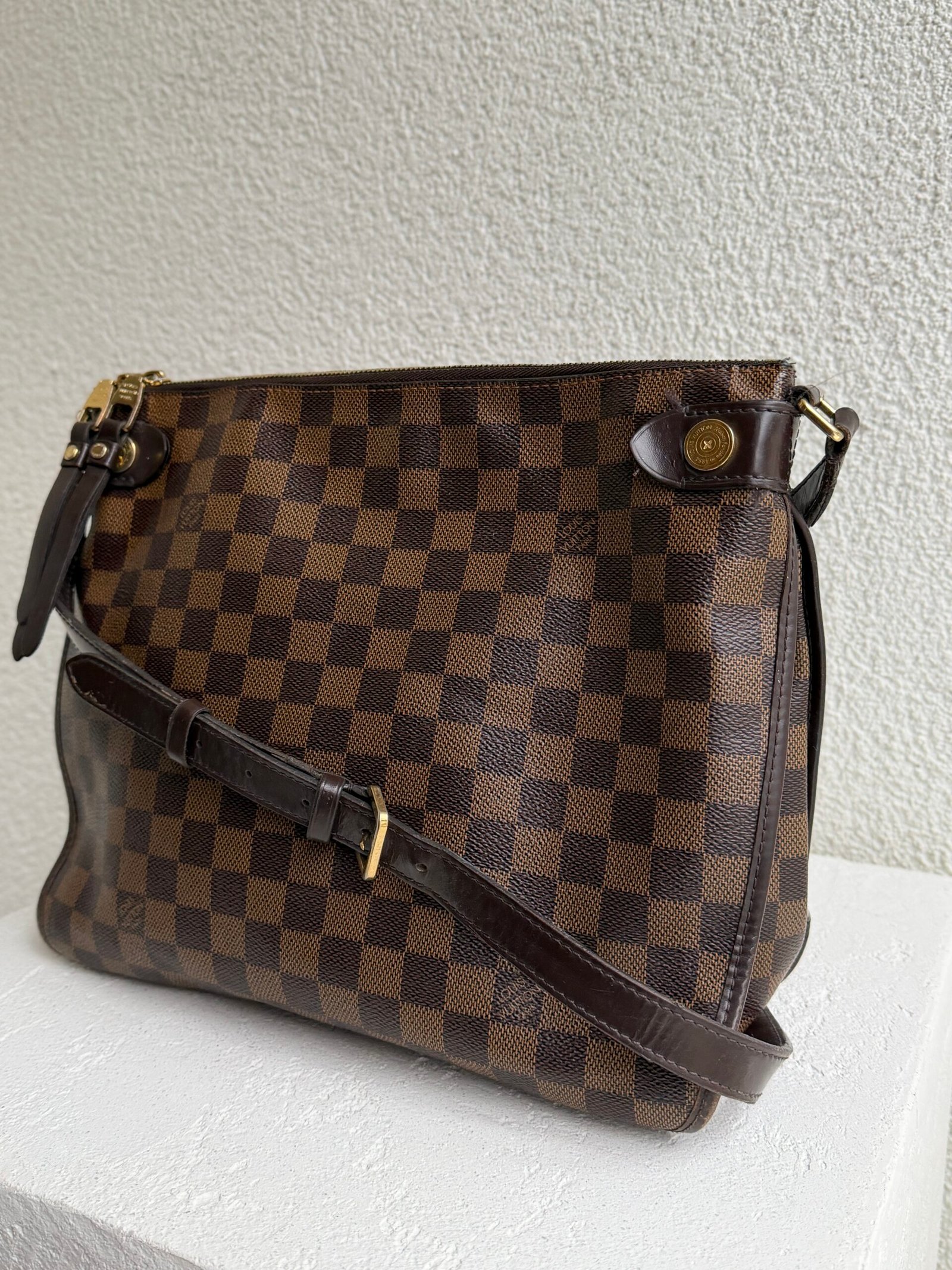 Louis Vuitton Damiere Canvas Duomo Crossbody Bag - Görsel 3