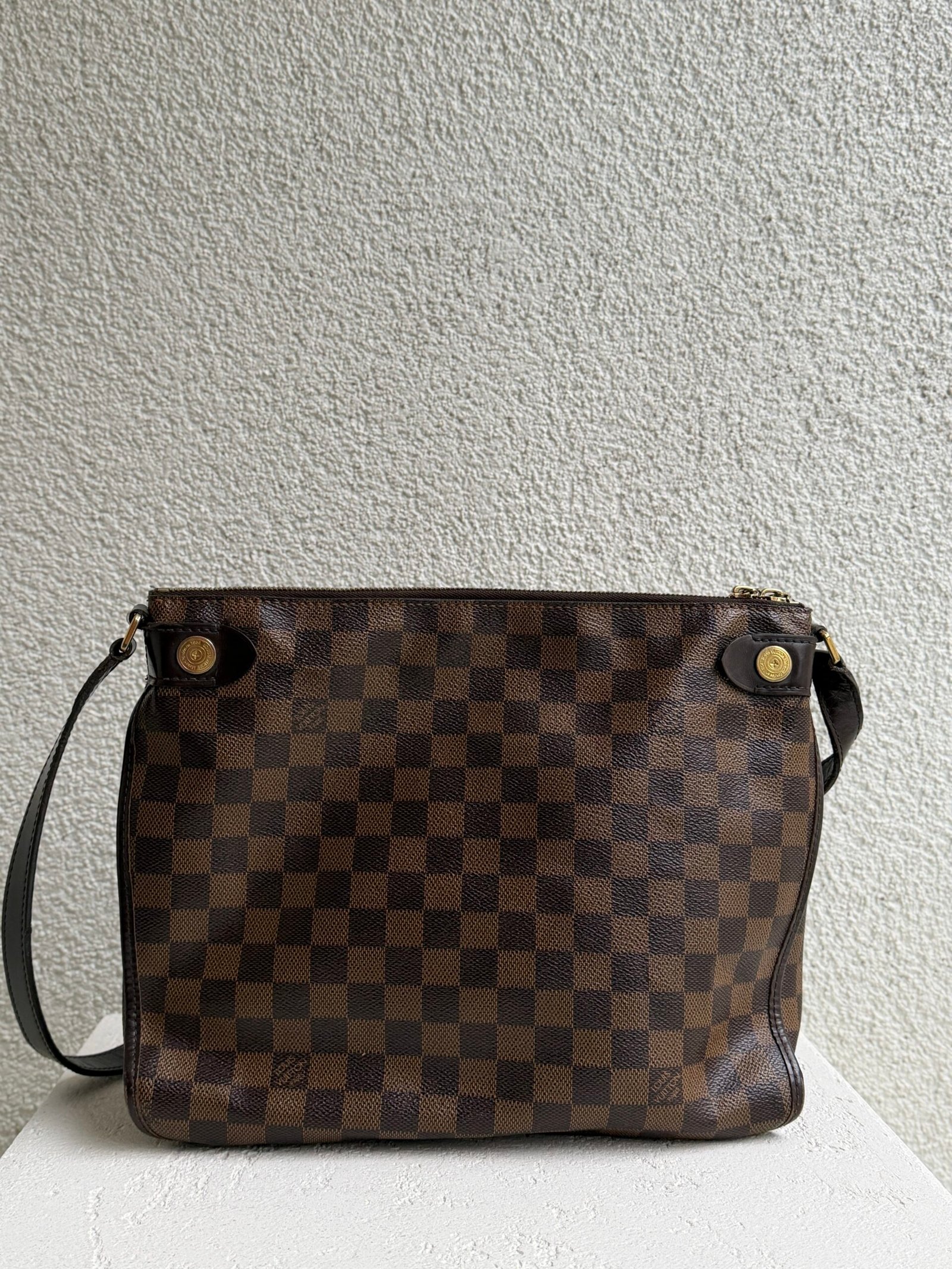 Louis Vuitton Damiere Canvas Duomo Crossbody Bag - Görsel 8