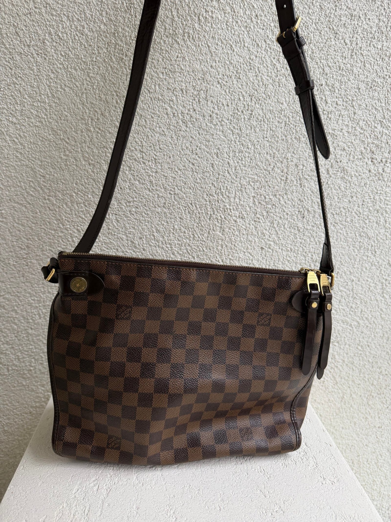 Louis Vuitton Damiere Canvas Duomo Crossbody Bag - Görsel 15