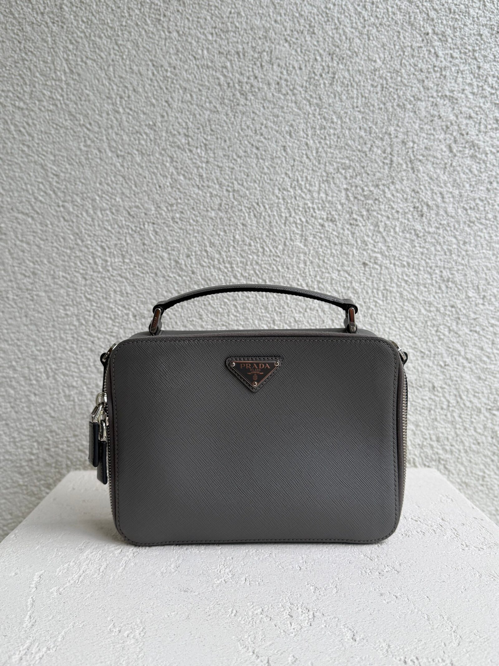 Prada Brique Saffiano Crossbody Bag