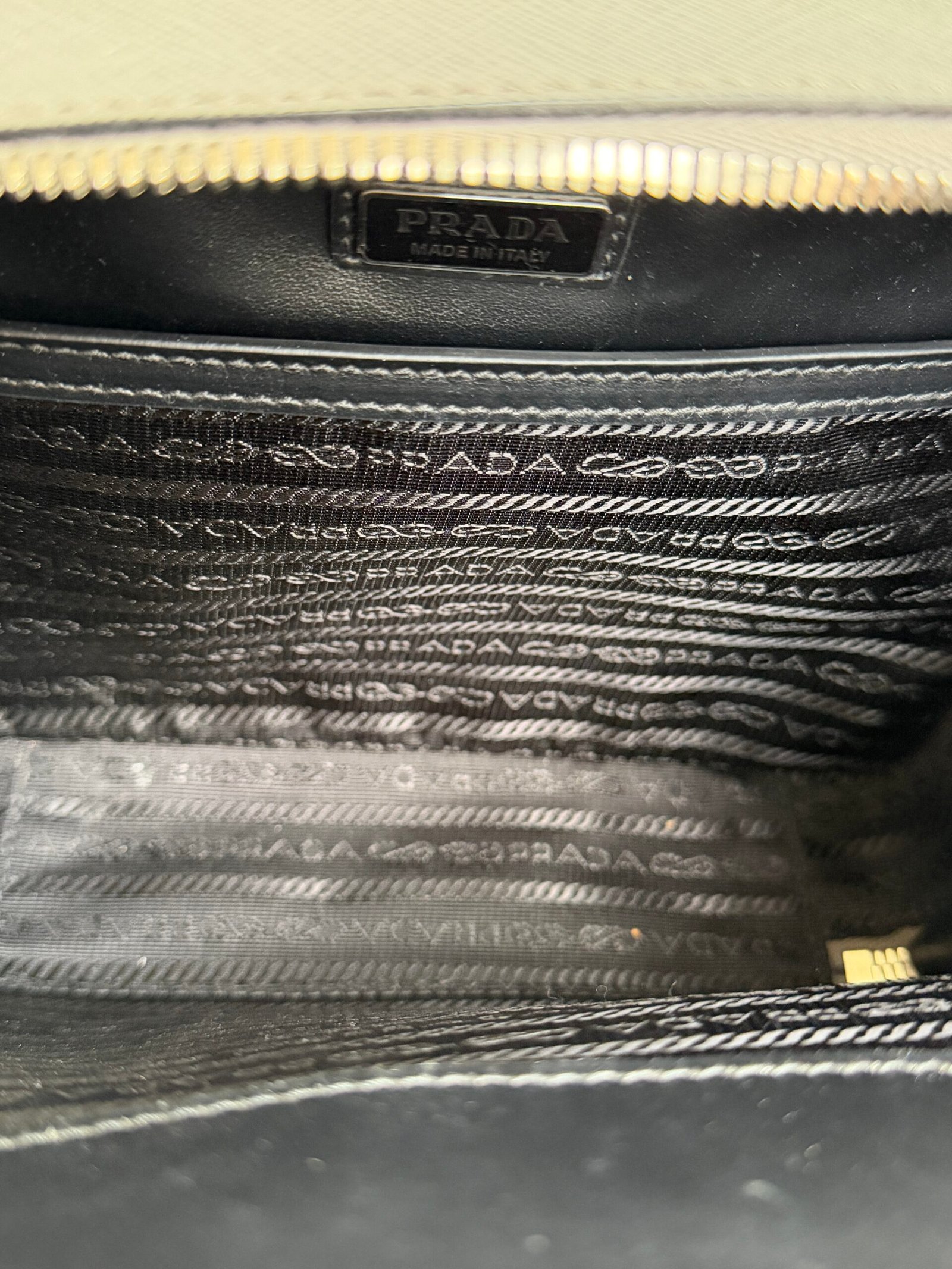 Prada Brique Saffiano Crossbody Bag - Image 10